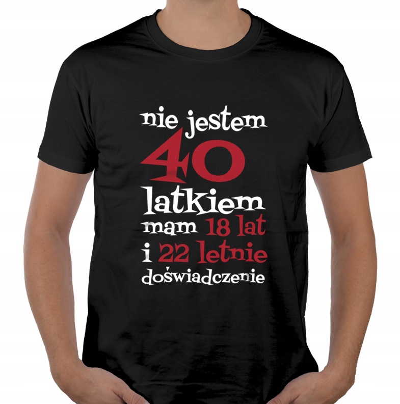 

Koszulka na urodziny 30 40 50 60 70 lat ur05 XXL