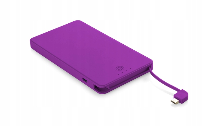

POWERBank 4000 mAh 2 Wejścia Usb Purple