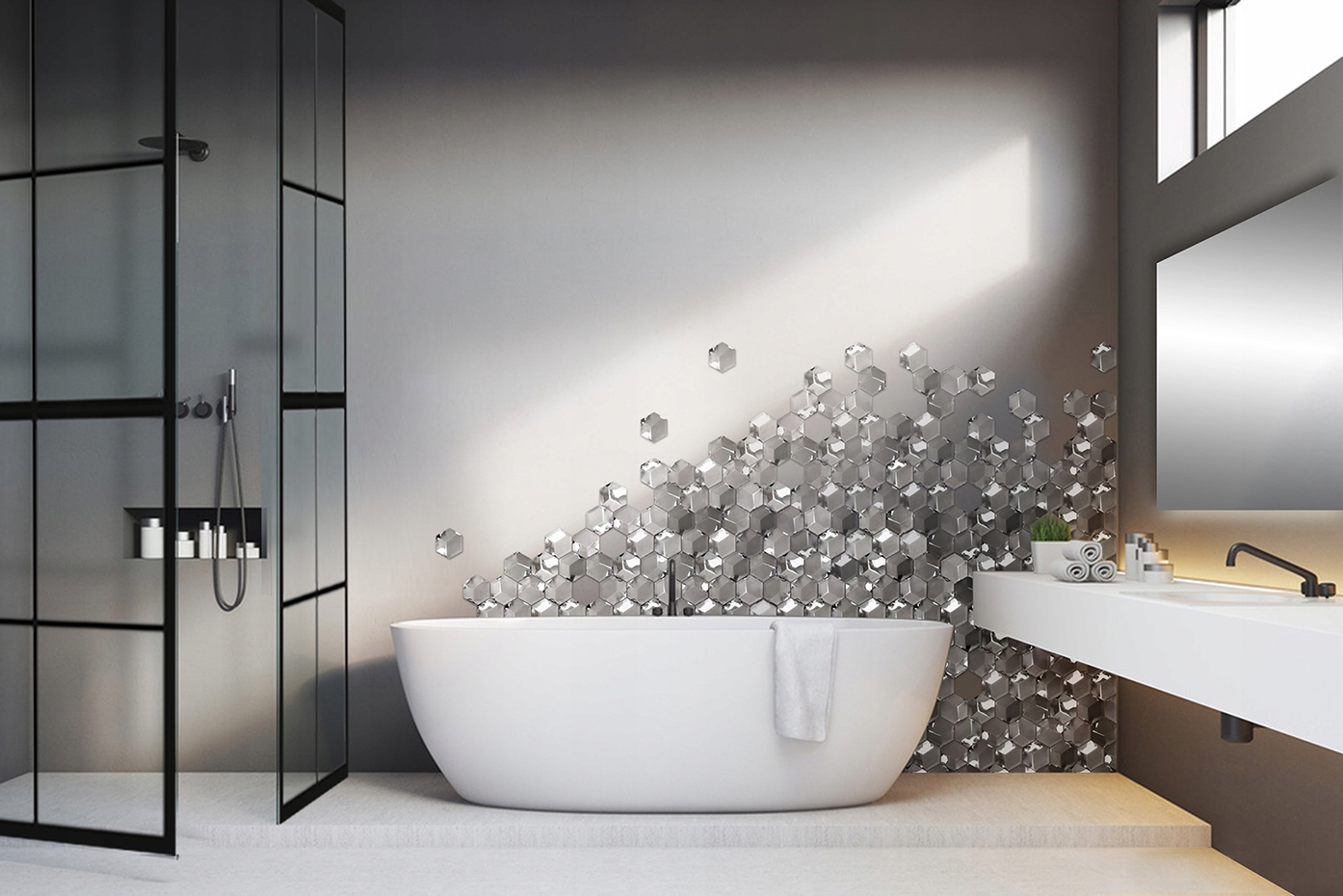 mozaika heksagon super mirror Kod producenta 1