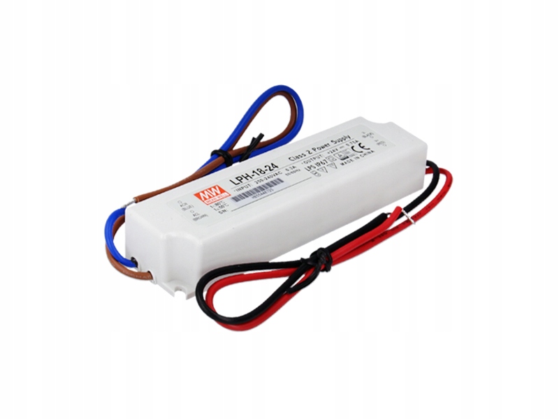 

Zasilacz do taśm Led Mean Well Lph 24V 18W IP67
