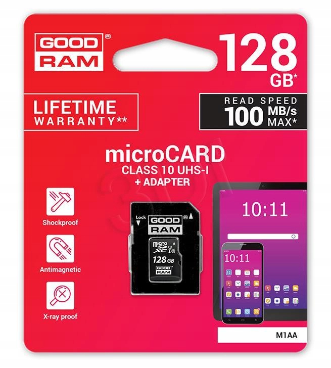 SDXC MICRO 128GB ADAPT GOODRAM hc-vx980 hc-vxf990 Model SDXC 128GB MICRO ADAPTER