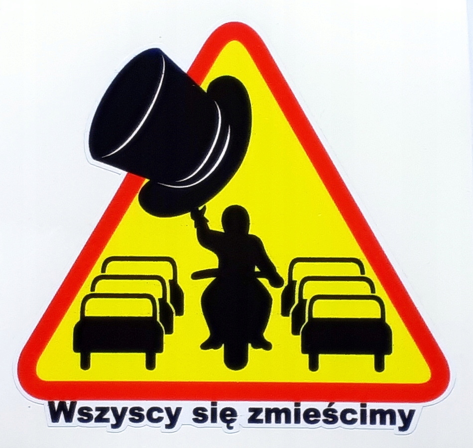 

Wszyscy Się Zmieścimy naklejka