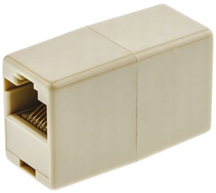 10x Łącznik Kabli Sieciowych LAN Beczka RJ45 RJ-45