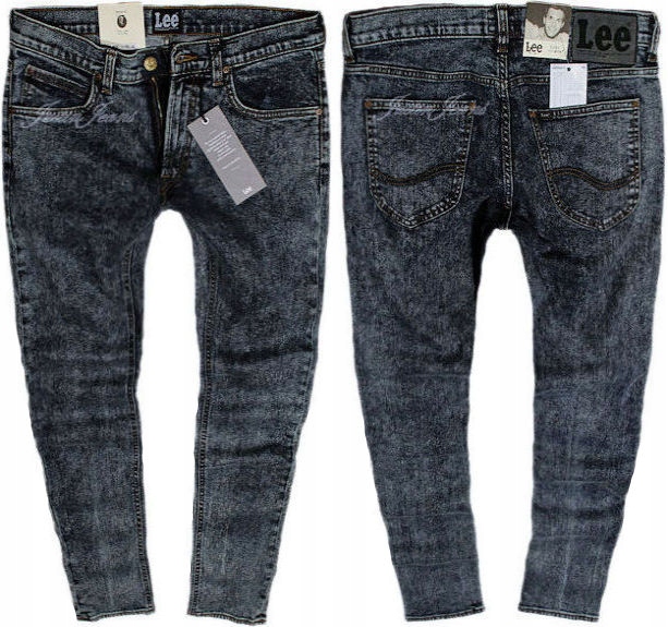

spodnie Lee Luke punk blue W29 L32 rurki L719DXGS