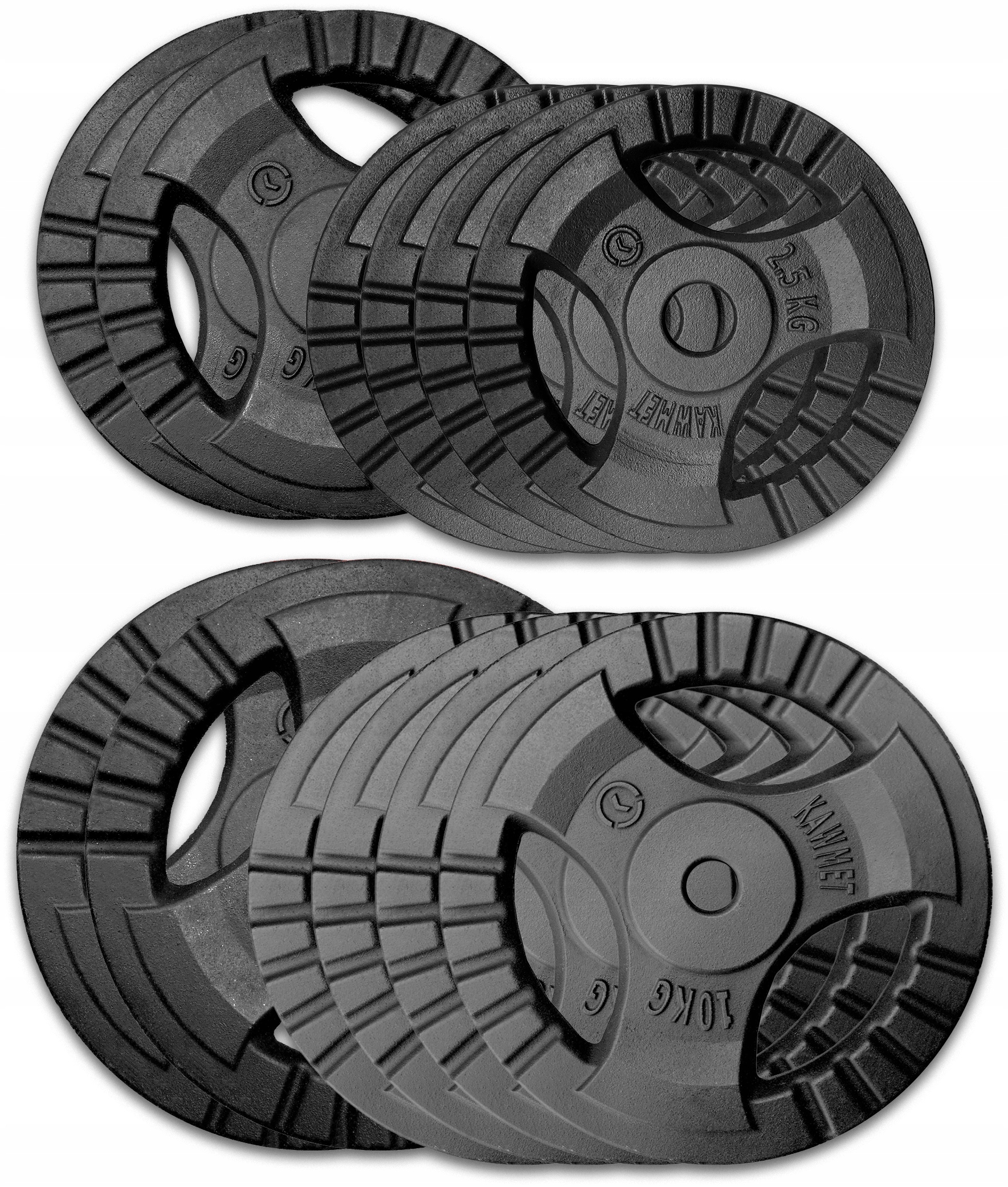 

Zestaw 100 kg obciążenia żeliwne talerz 30,5 mm