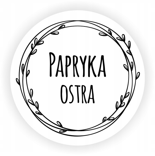 

Naklejki Etykiety Na Przyprawy Słoiki 175 sztuk