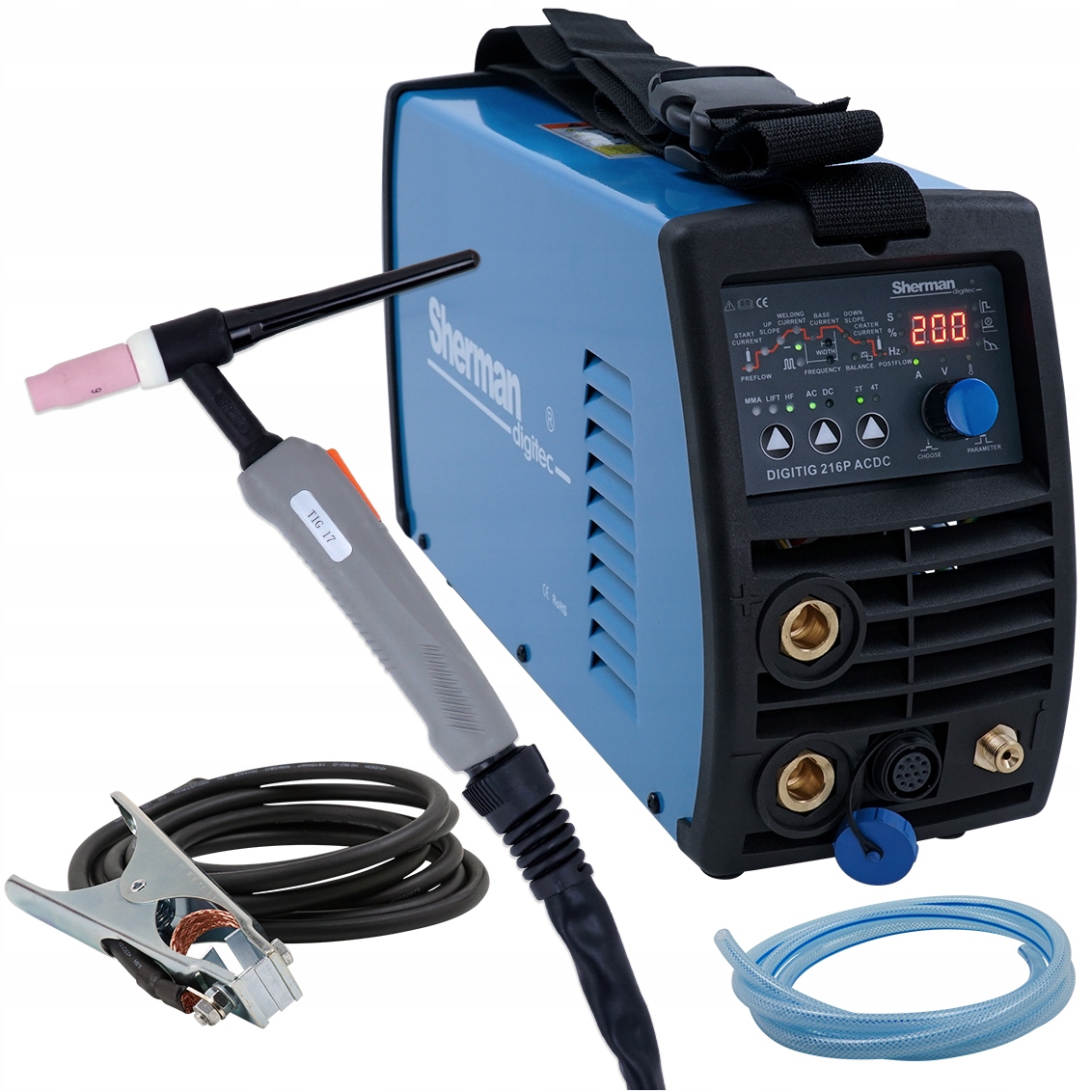 

Spawarka Tig Ac DC 200 inwertorowa Puls aluminium