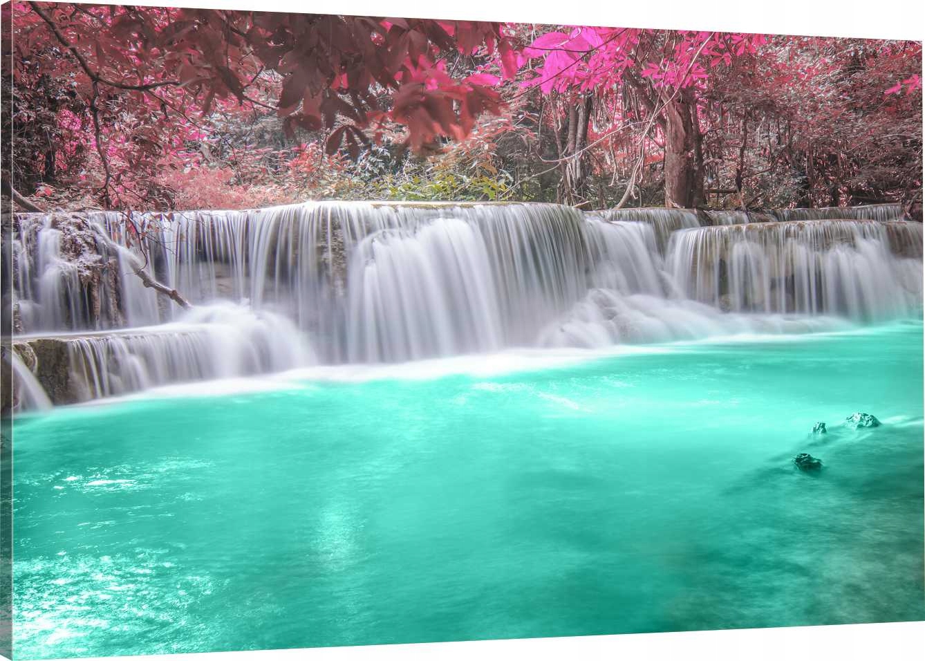 

Obraz Na Płótnie Wodospad Drzewa 120X80 800 Wzorów