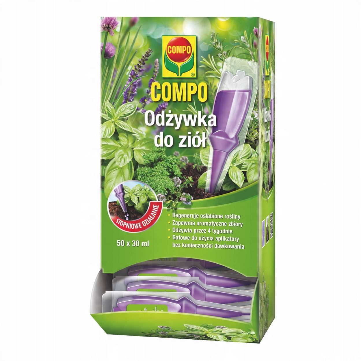 

Compo Nawóz Do Ziół Bazyli Oregano Majeranku Mięty