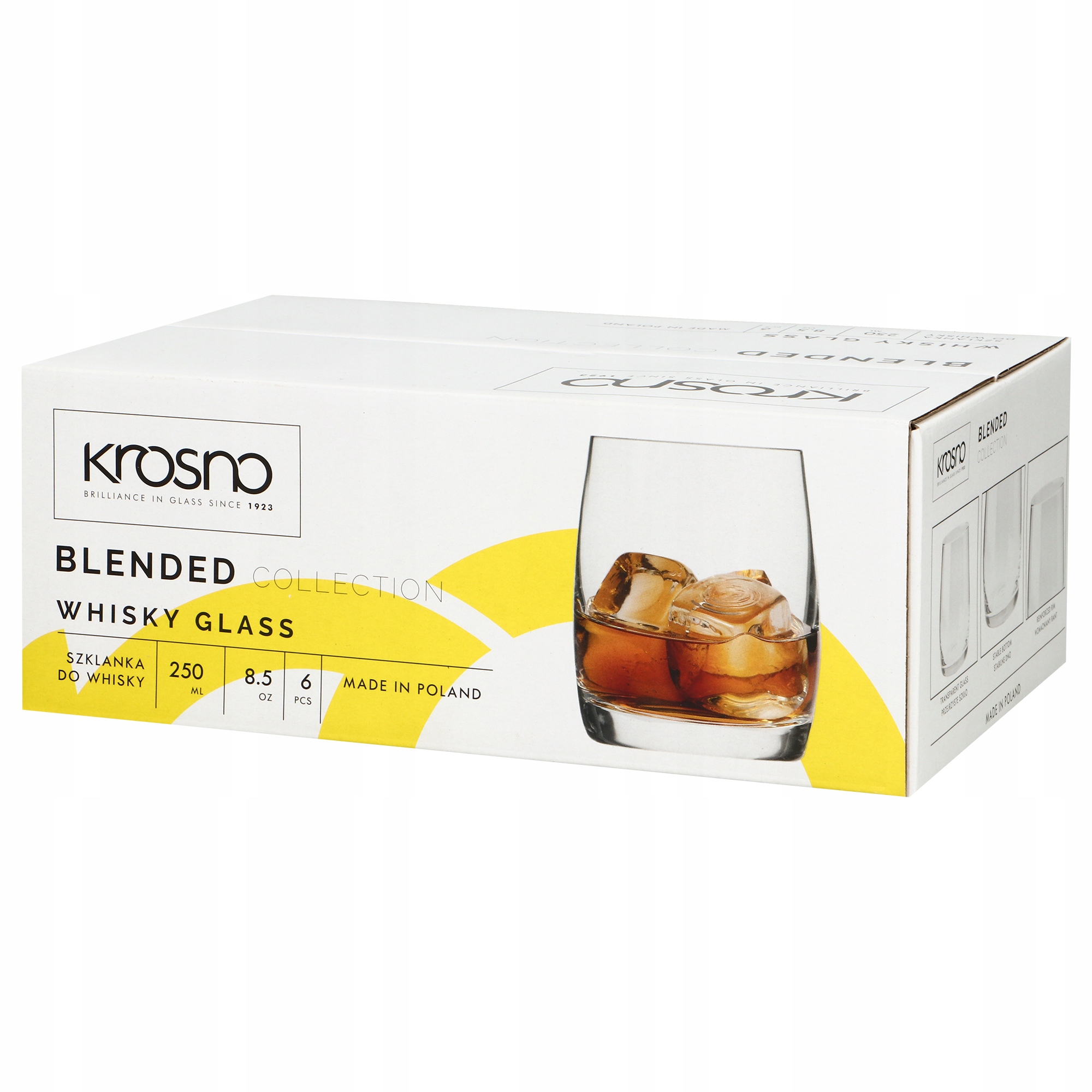 

Szklanki do whisky 250ml 6 szt. Blended Krosno