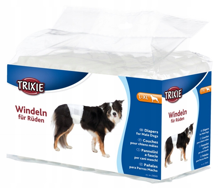 

Trixie Pieluchy Pampersy DlaPsów L-XL12szt TX23643