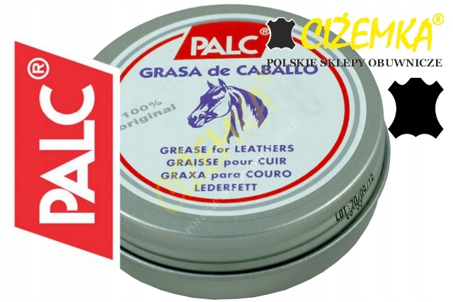 1X PALC IMPREGNAT TŁUSZCZ WOSK BUTÓW 40 + 25% ML Pojemność 50 ml