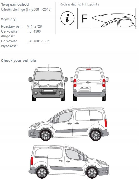 Bagażnik Dachowy Citroen Berlingo Peugeot Partner Za 589 Zł Z Mikołów - Allegro.pl - (9090152052)