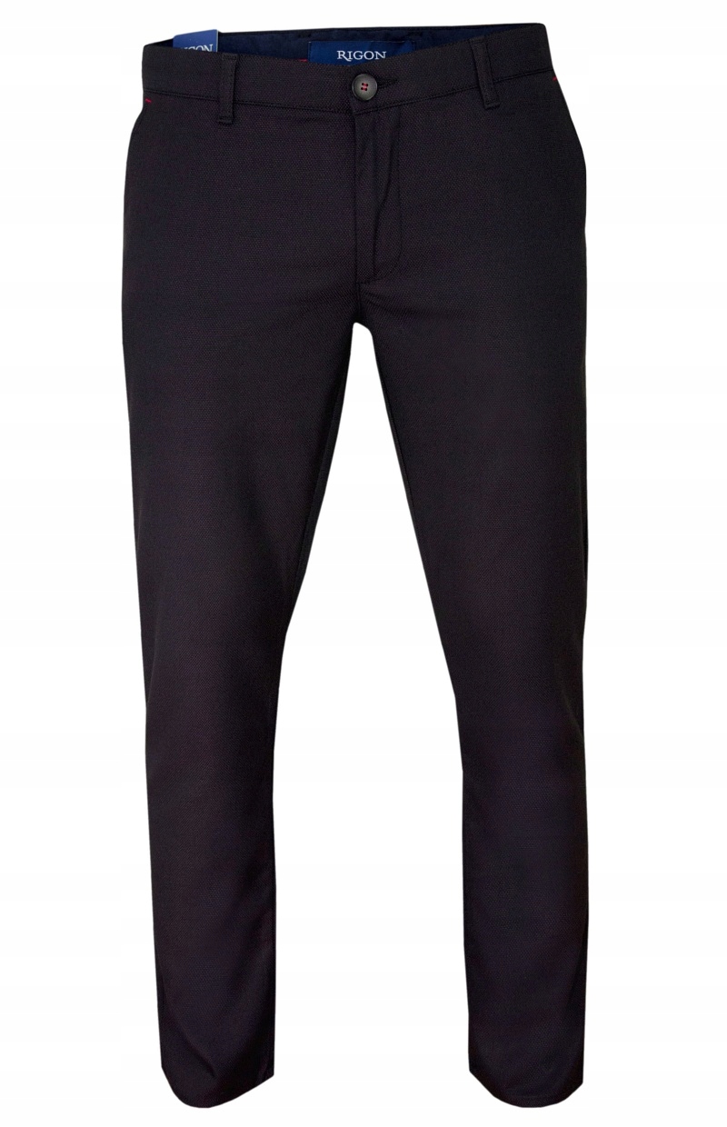 Bordové pánské chinos kalhoty Rigon 32/34