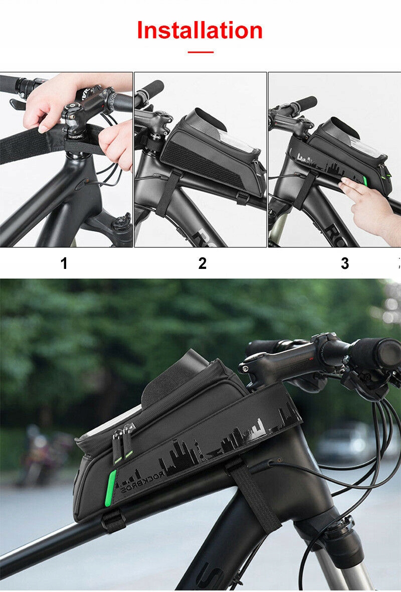 Torba Rowerowa ROCKBROS 029-1BK Sakwa na smartfon Pojemność 1 l