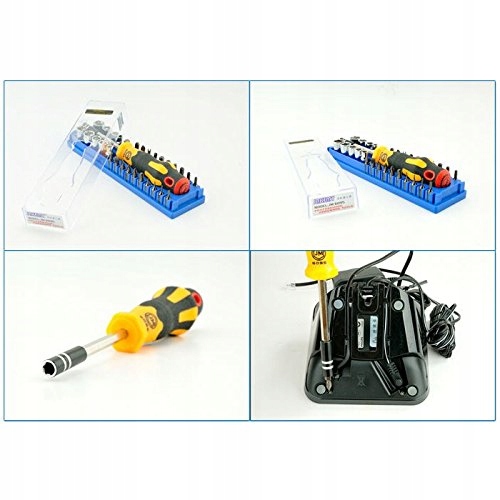 Zestaw Śrubokręt do naprawy laptopów zegarków + Końcówki 31w1 JAKEMY Model JM-6095