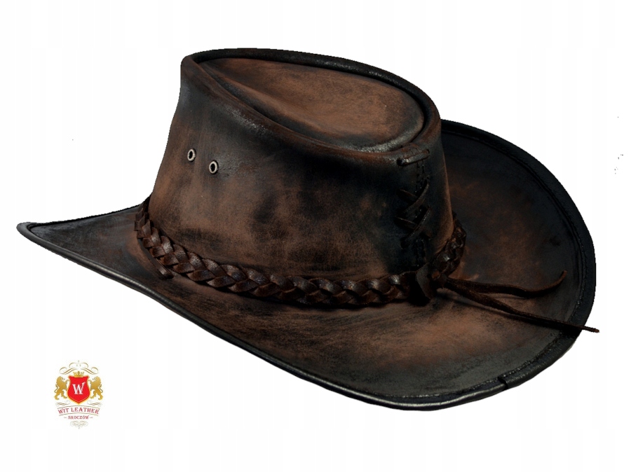Kapelusz Kowbojski Skórzany Explorer II Podpalany Model Explorer II