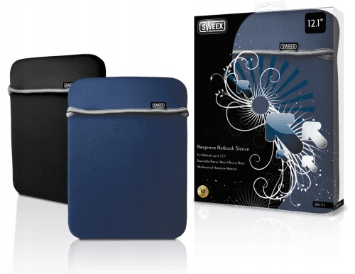 

Etui do notebooka, tabletu 10–12.1 Czarno-Granatow
