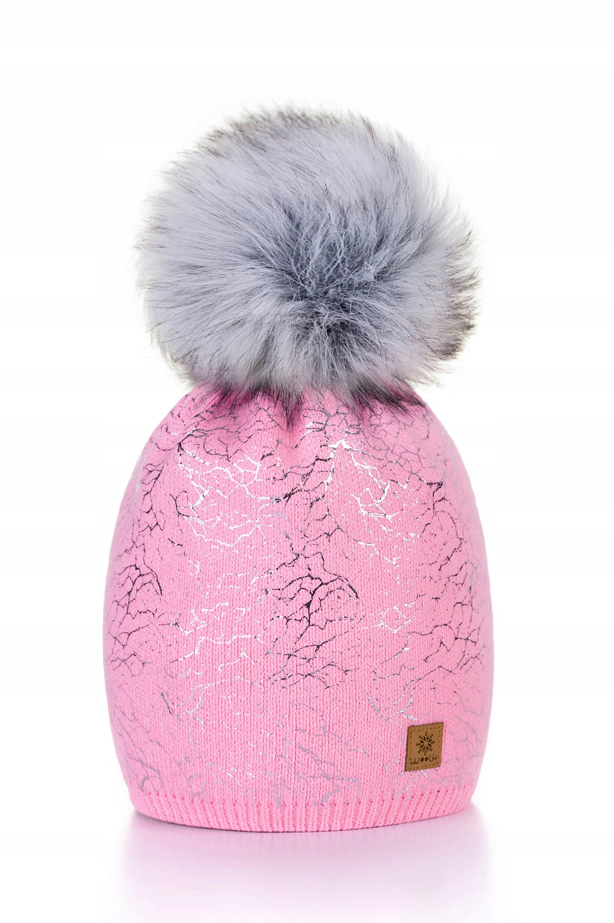 Czapka CARMEN + POMPON + DŻETY UNIWERSALNA OCIEPLA Płeć kobieta