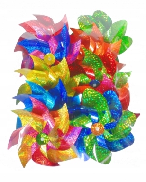 Вертушки ветряные мельницы, садовые HOL19 - 10 шт.