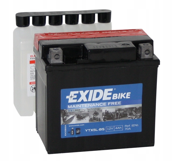 Akumulator EXIDE YT5L-BS YTX5L-BS 12V 4Ah