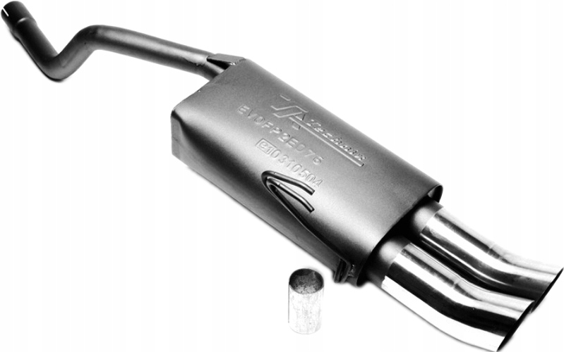 EVOFP2ED76 - FIAT PUNTO II 188 1.2 / 1.4 спортивный глушитель 2x76 DTM