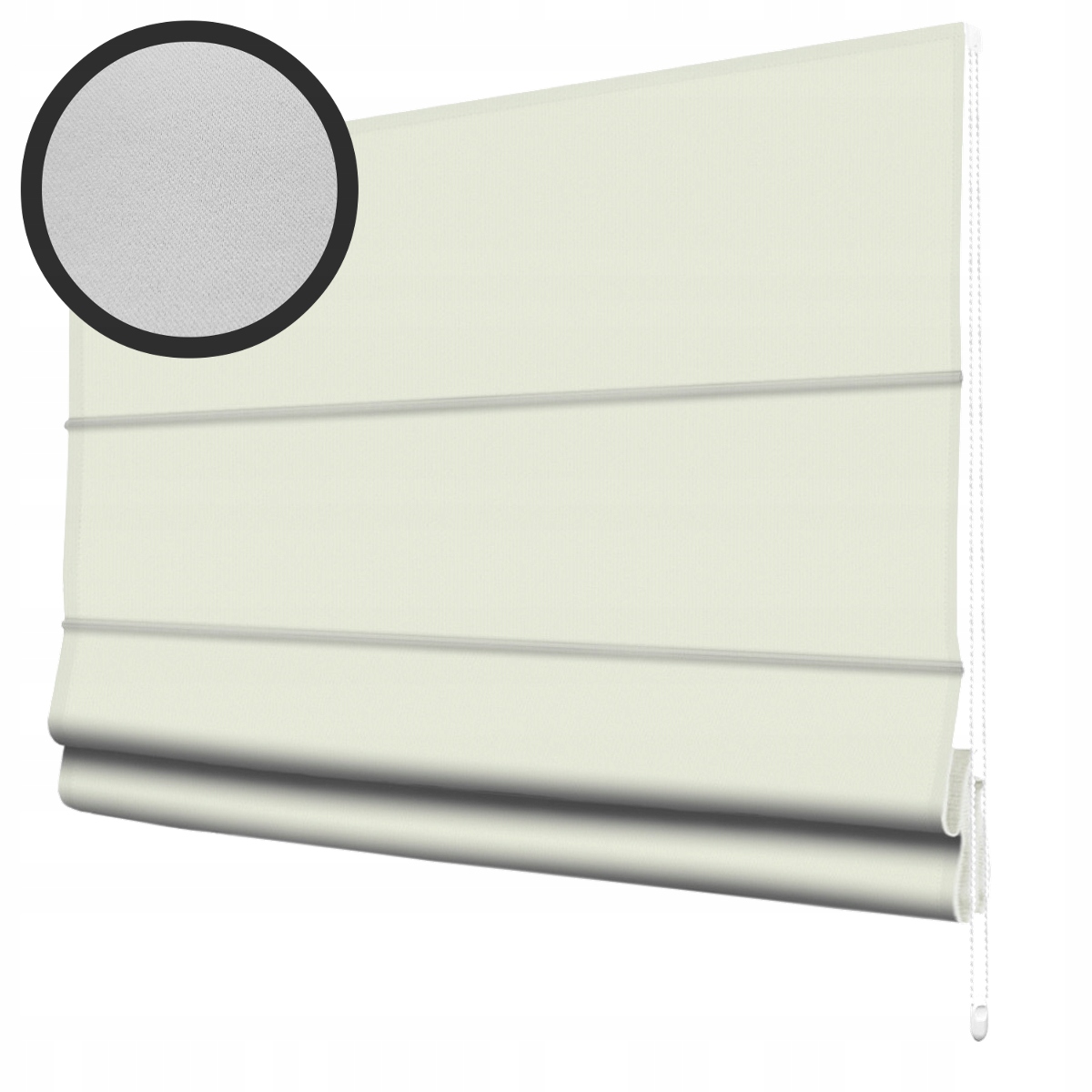 

Roleta Rzymska Zaciemniająca Na Wymiar: Popielata