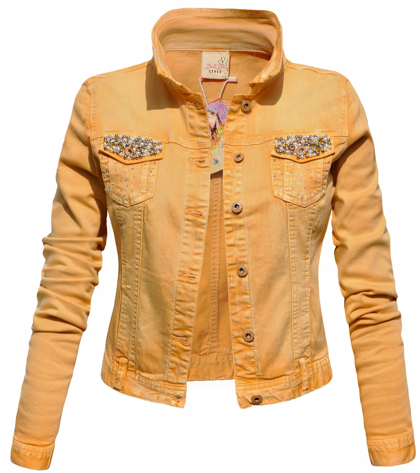 #E031 Katana Wiosna Jeansowa kurtka Jeans L