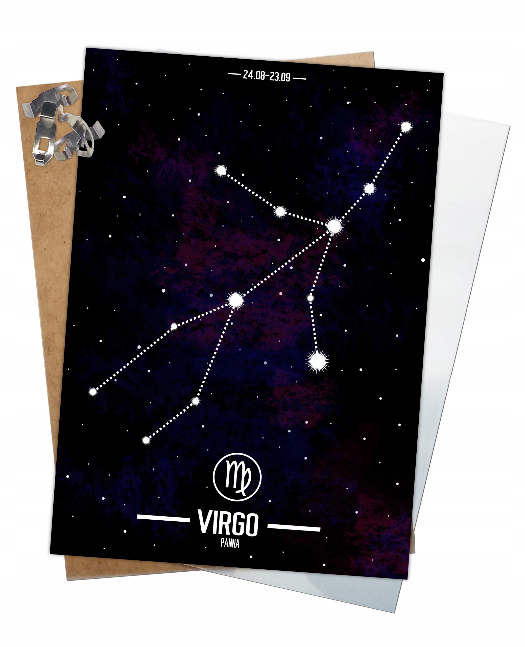 PLAKAT A4 ZNAKI ZODIAKU ANTYRAMA HOROSKOP PREZENT