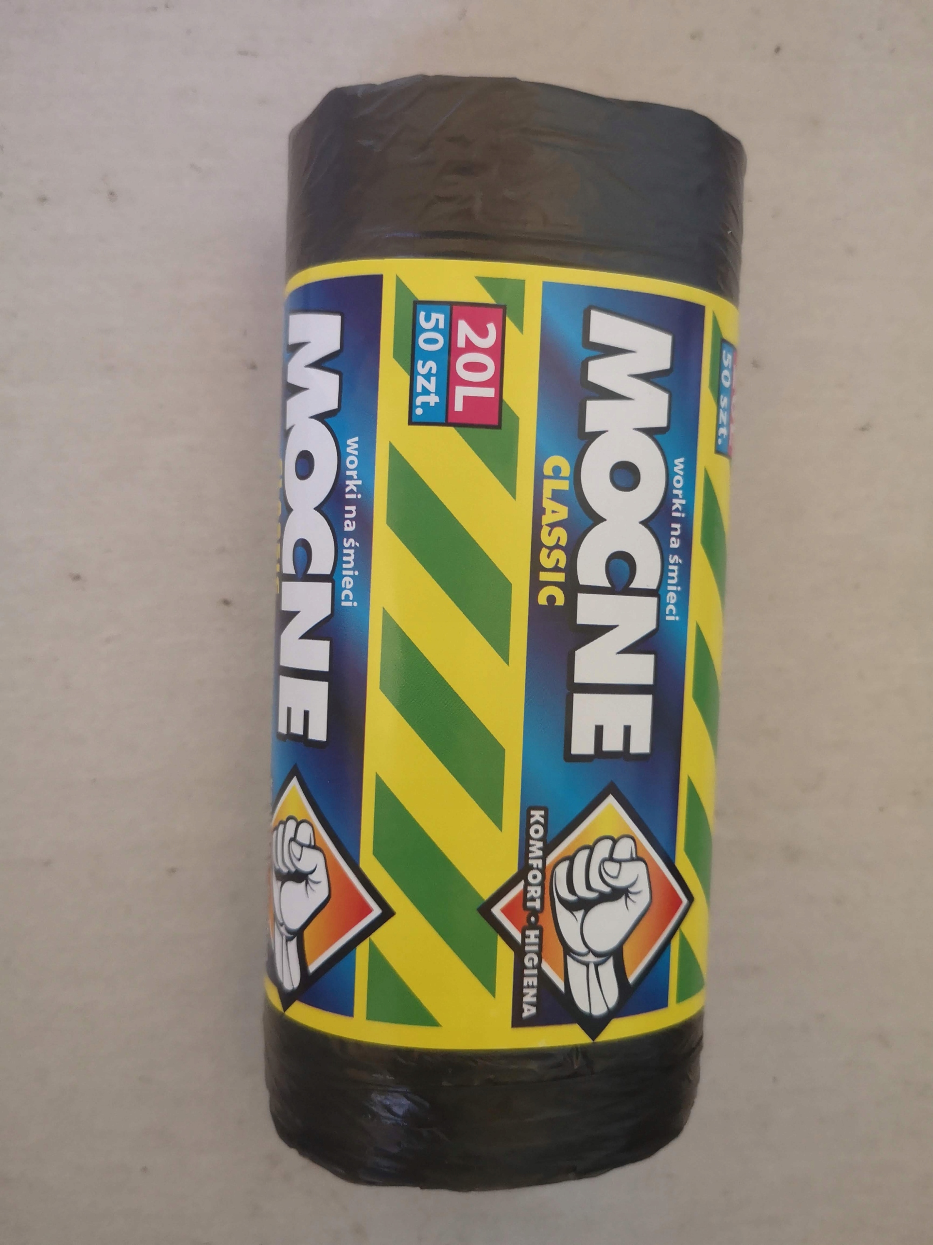 

Worki na śmieci Hdpe 20L 50szt w roli