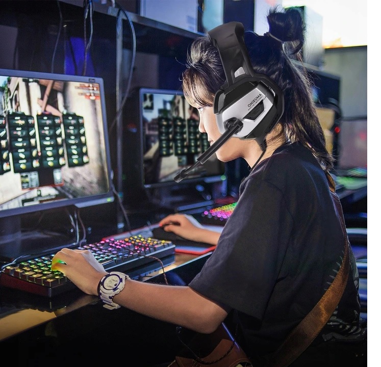 SŁUCHAWKI GAMINGOWE GRACZA LED ONIKUMA PS4 PC K5 Model HEADSET PC LAPTOP PS4