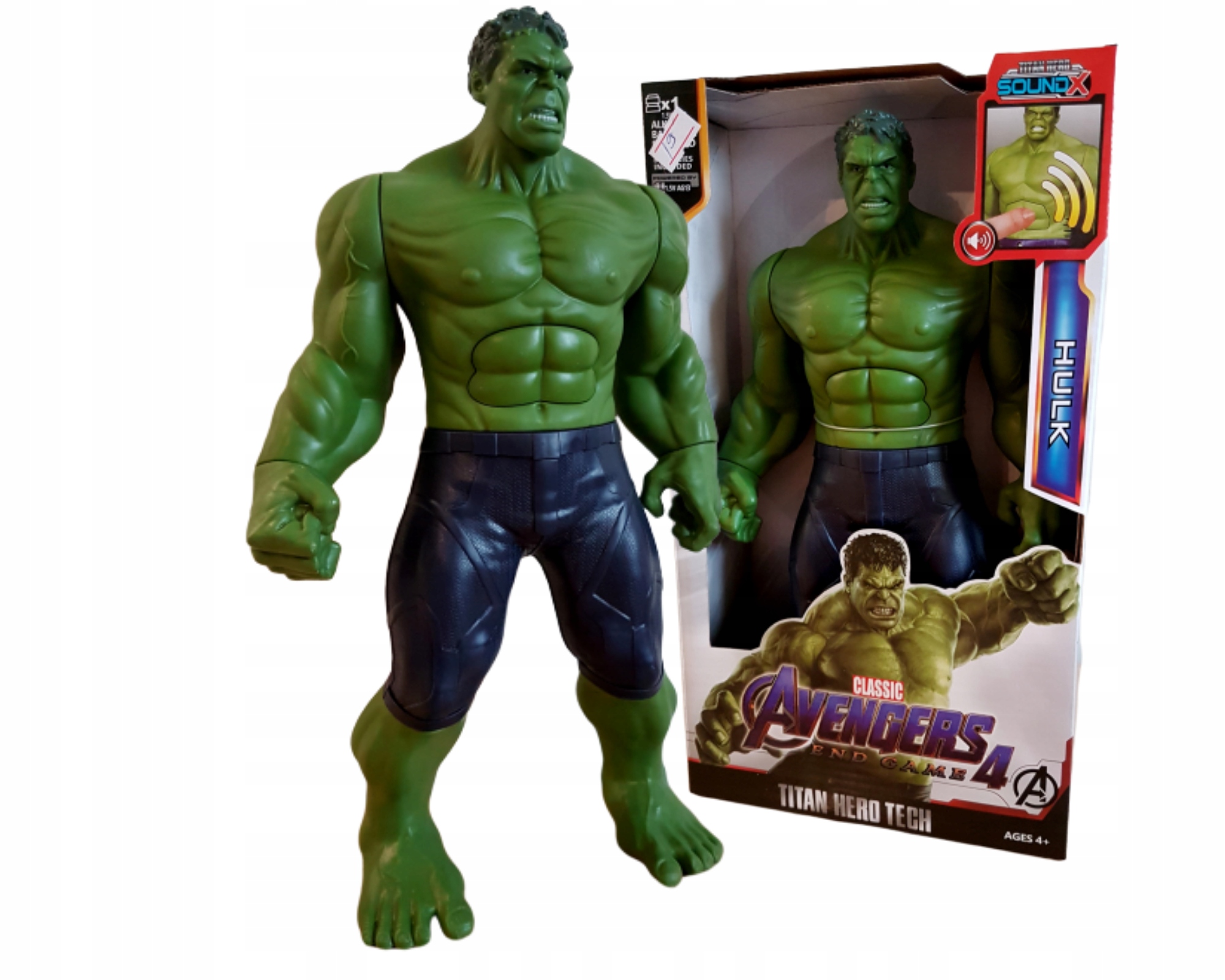 

Figurka Hulk 30cm Avengers dźwięk światło Hero