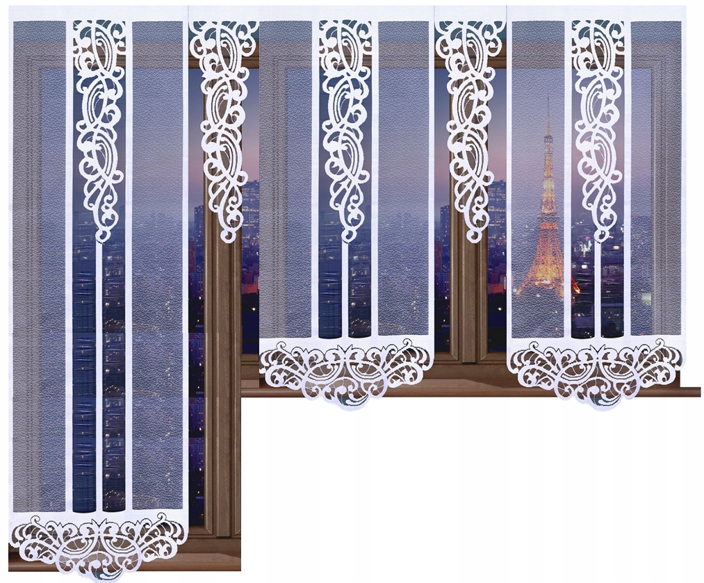 

Mg Astor panel Ekran firana Ażur Żakard 90x250 cm