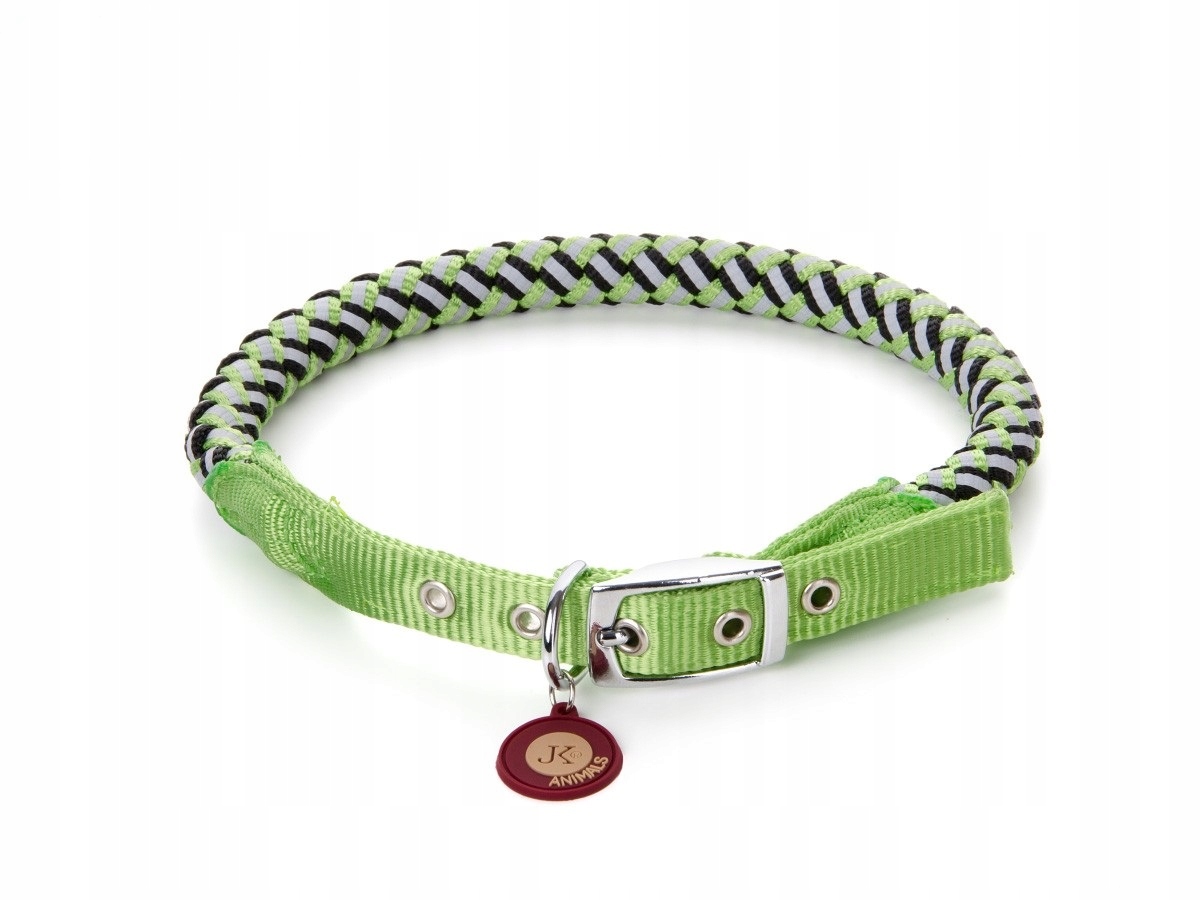 

Obroża Comfort 1,5x44-53cm zielona odblaskowa
