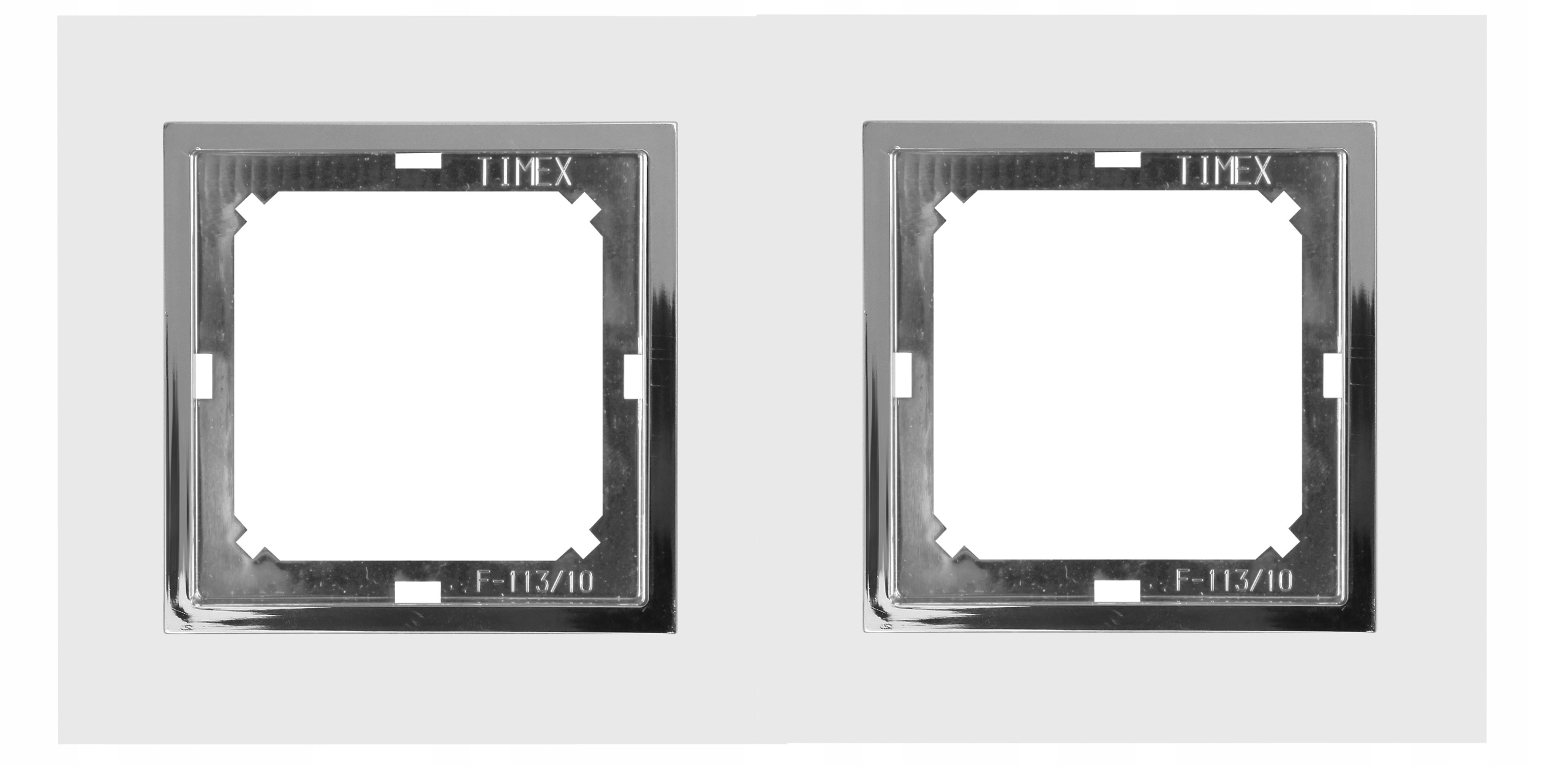 

Magic ramka podwójna biała beżowa wstawka Chrom