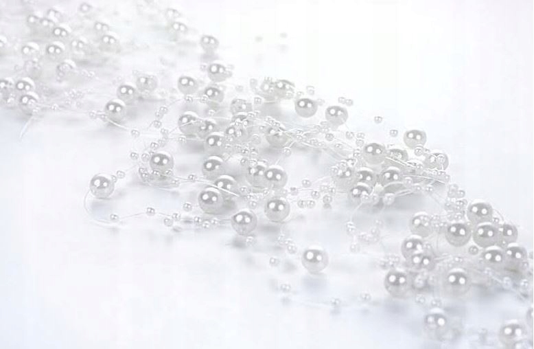 

Girlandy Perłowe Girlanda Ślub dekoracje AŻ6,5m