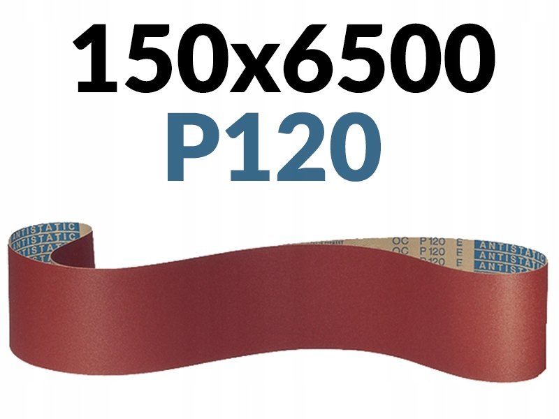 

Klingspor PS18E Pas Taśma 150x6500 P120 Drewno