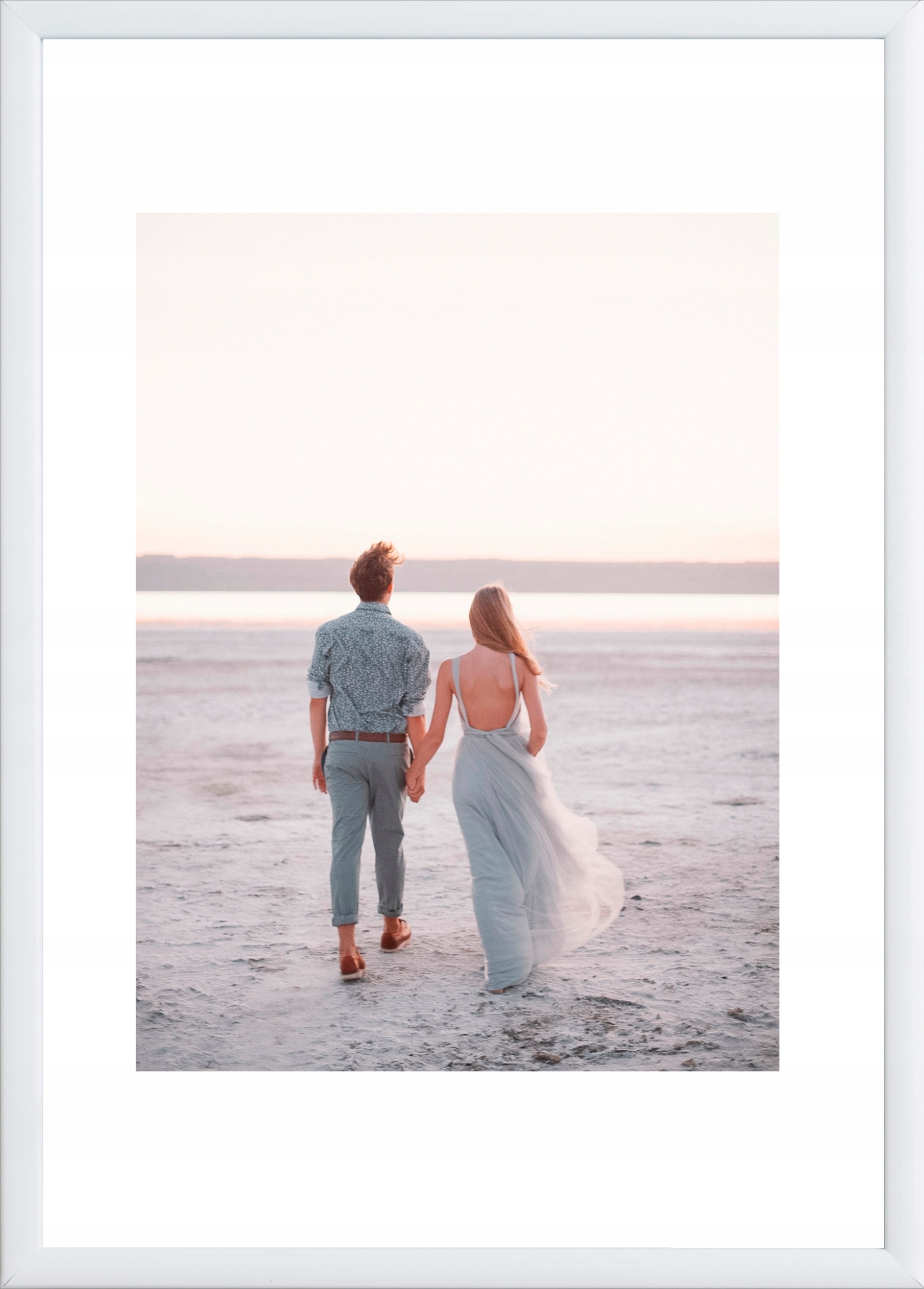 

Rama Aluminiowa Biała 35x50 cm -ramka 50x35