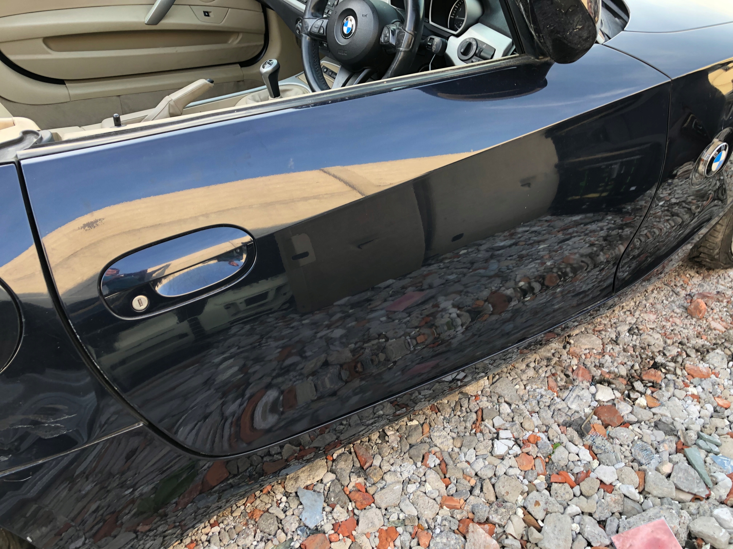 DRZWI PRAWE BMW Z4 E85 MONACOBLAU A35/5