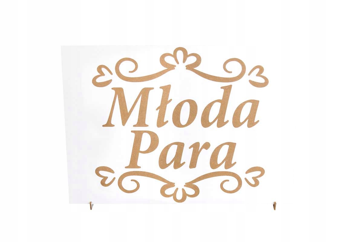 

Tabliczki Młoda Para 30x42 ślub wesele