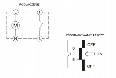 PROGRAMATOR CZASOWY MANUALNY TIMER ZEGAR 24H #EK Marka Bemko
