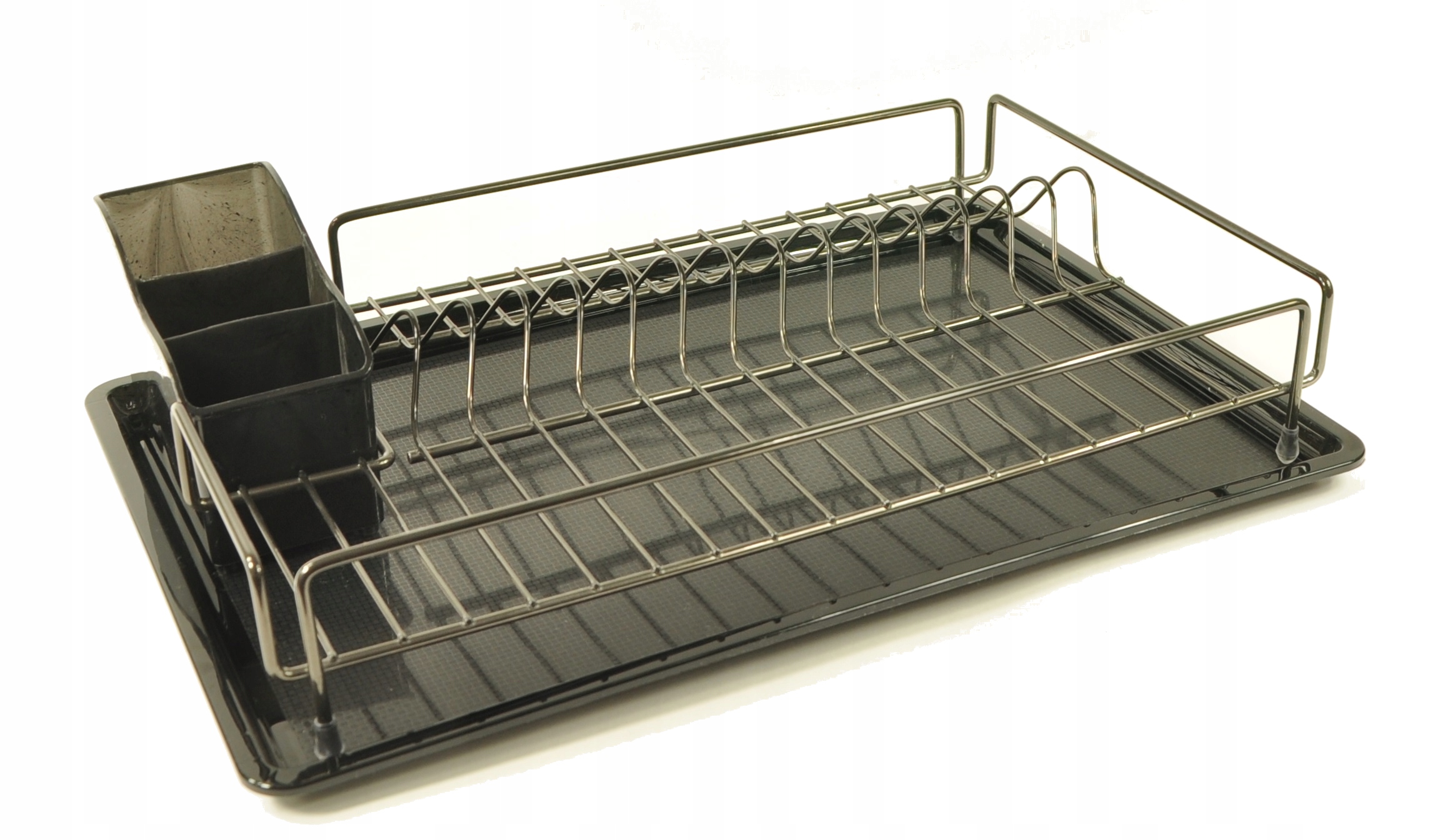 

Suszarka do naczyń Czarna Ociekacz Na Sztućce Taca