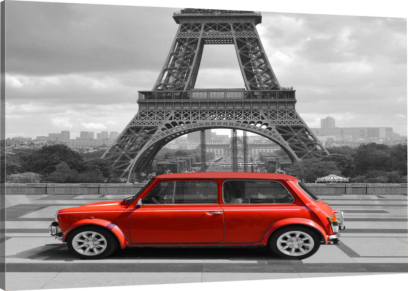 

Obraz Na Płótnie Paryż Czerwone Auto 90x60 800 Wz