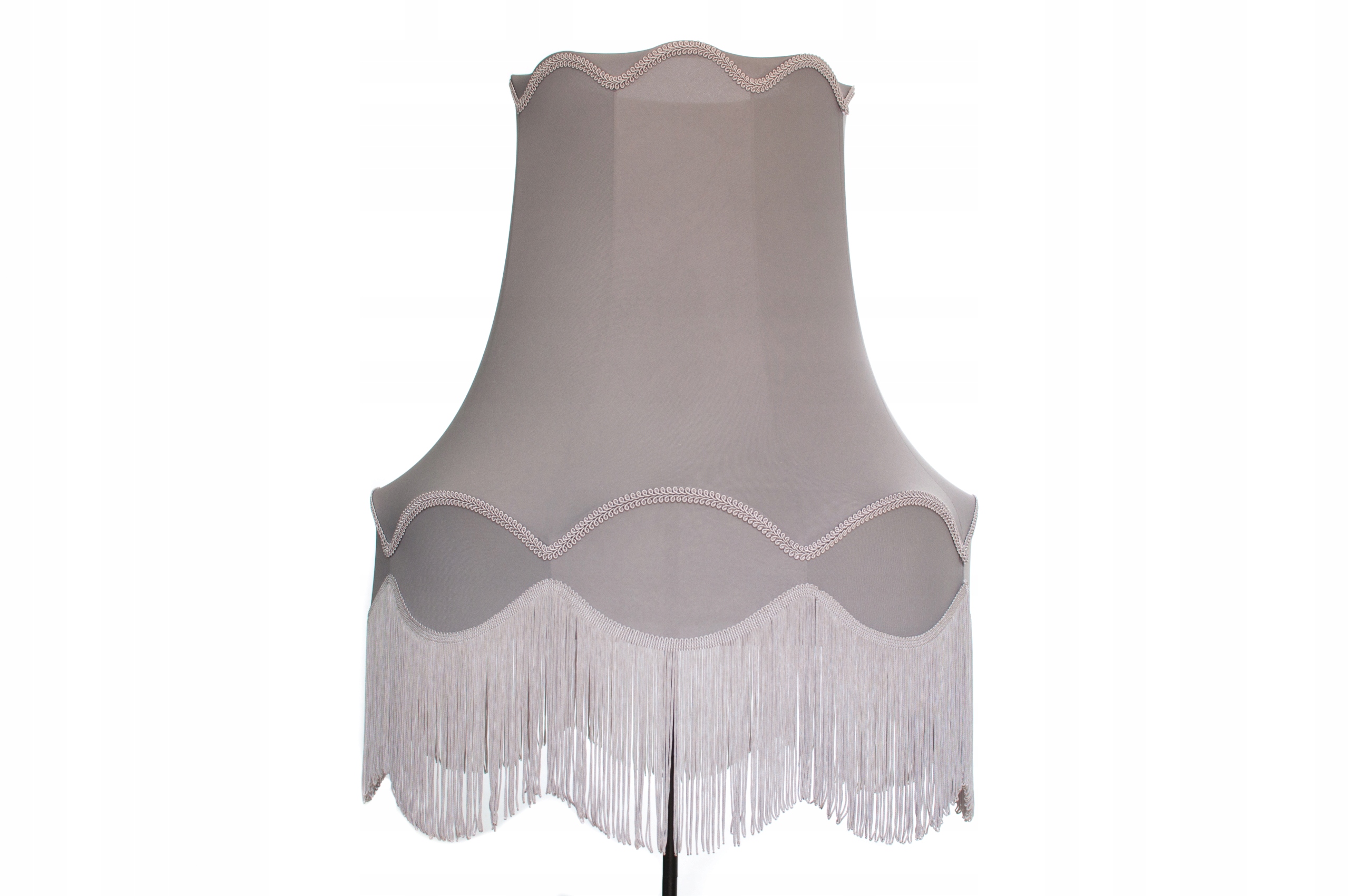 

Abażur duży do lamp stojacych i wiszących. Szary