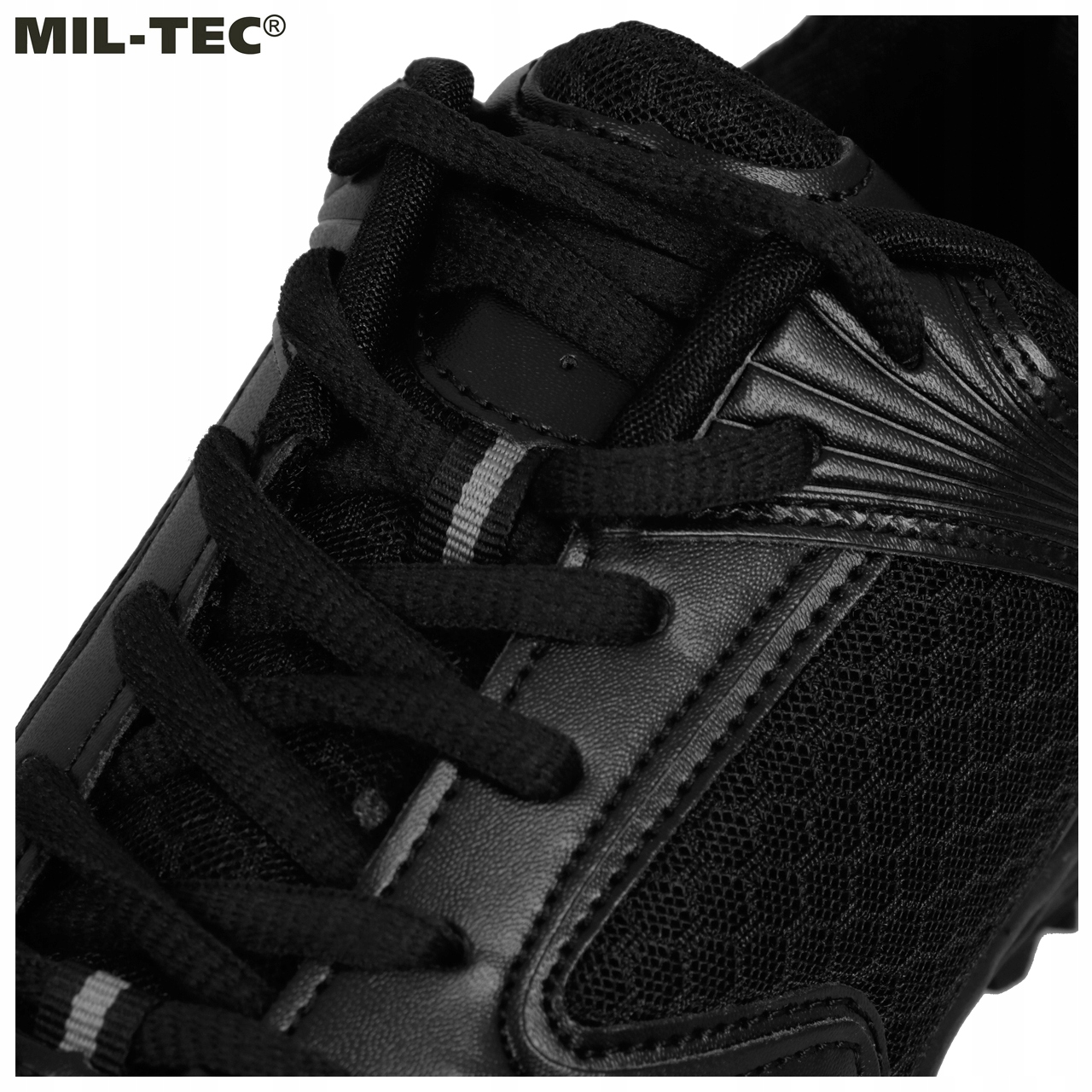 BUTY WOJSKOWE SPORTOWE Bundeswehr LEKKIE Czarne 43 Wzór dominujący bez wzoru