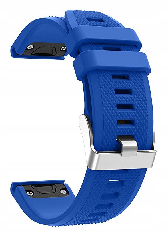 NIEBIESKI Silikonowy Pasek do Garmin Epix 2 Kolor niebieski