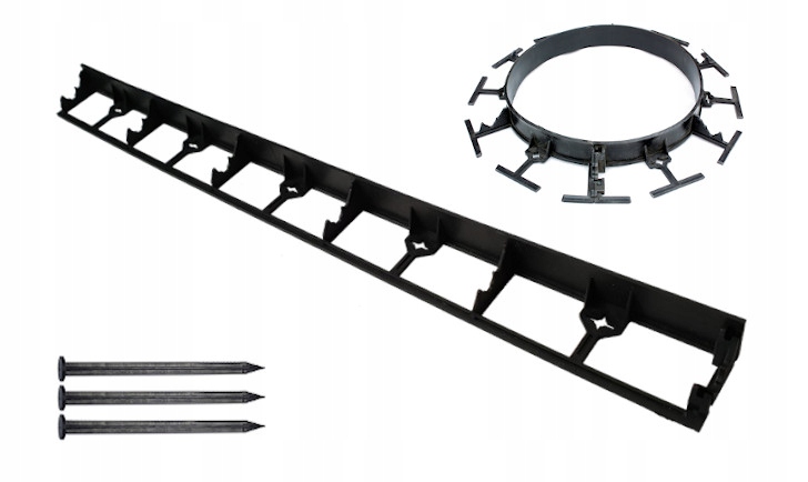 

Border 45 mm Obrzeże Trawnikowe Palisada 3 Kotwy
