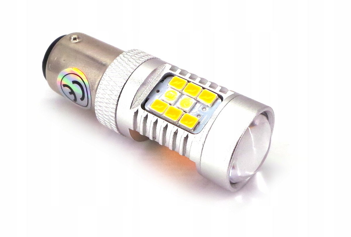 

Led biały-pomarańczowy P21W/5W BAY15D 7277 2000lm