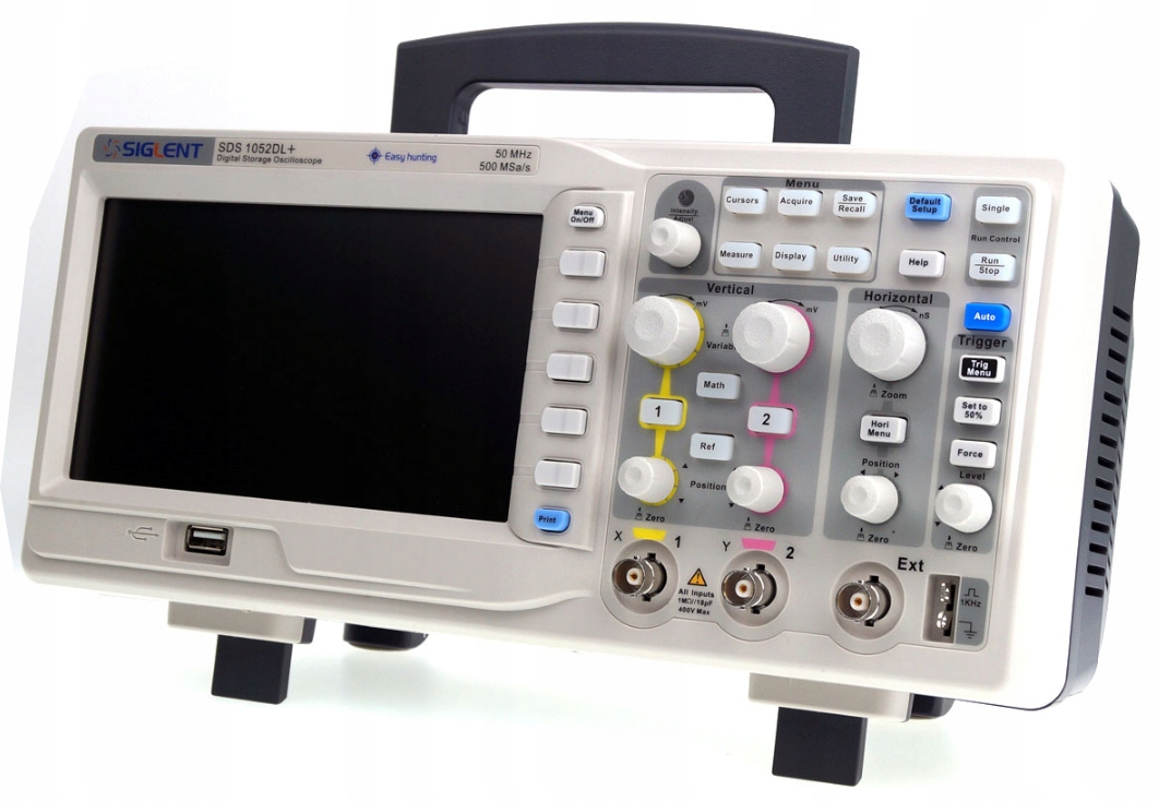 

SDS1102CML+ oscyloskop cyfrowy 2x100MHz z Menu Pl