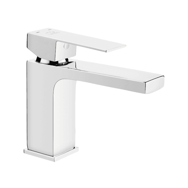 

Bateria Umywalkowa Kwadratowa Laveo Kvadrato Chrom